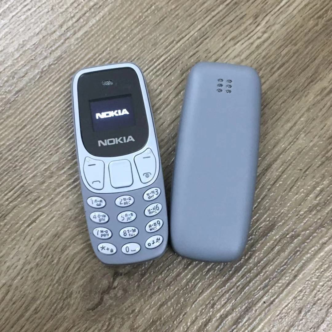 (GREY)NOKIA 3310 BM10 2.79 Inch Super mini Body Wireless Bluetooth Dialer Phone